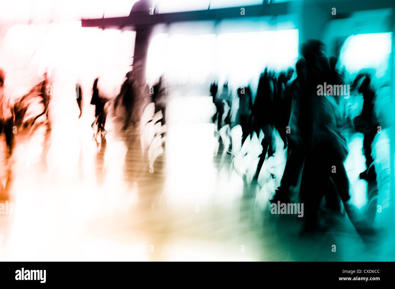 city business people abstract background Stock Photo - Alamy