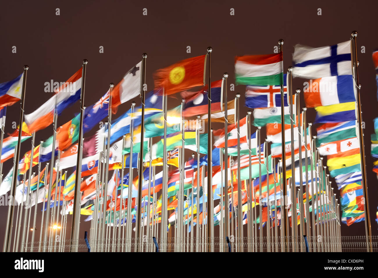 national flags Stock Photo