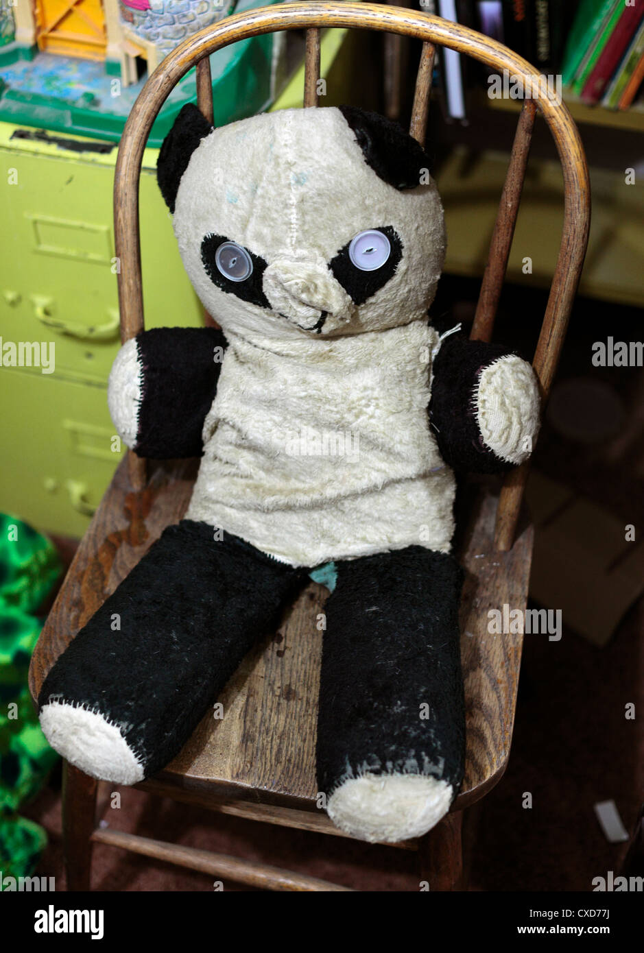 white and black teddy bear