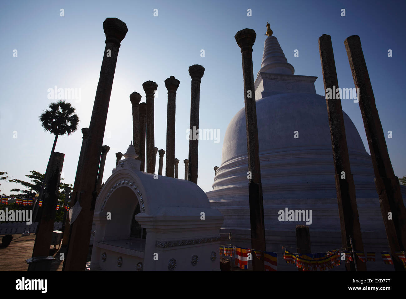 Thuparama Dagoba, Anuradhapura, UNESCO World Heritage Site, North Central Province, Sri Lanka, Asia Stock Photo
