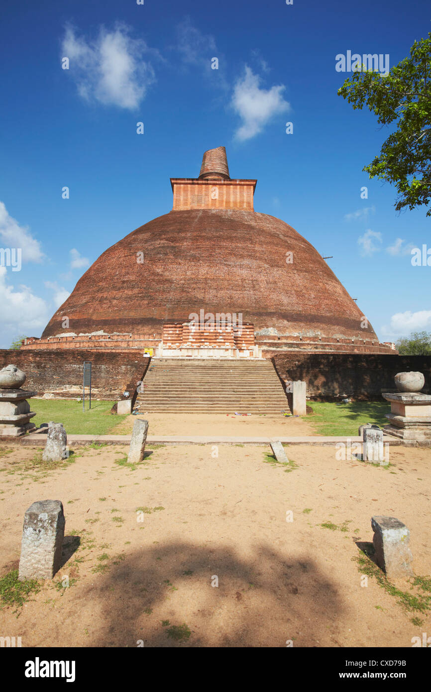 Jetavanarama Dagoba, Anuradhapura, UNESCO World Heritage Site, North Central Province, Sri Lanka, Asia Stock Photo