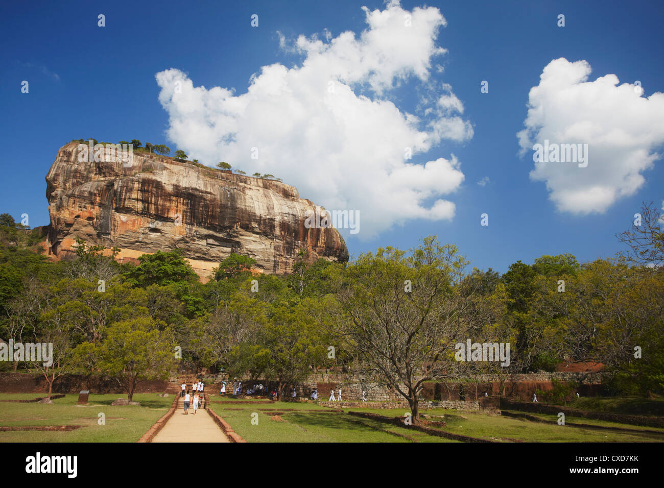 Sigiriya, UNESCO World Heritage Site, North Central Province, Sri Lanka, Asia Stock Photo