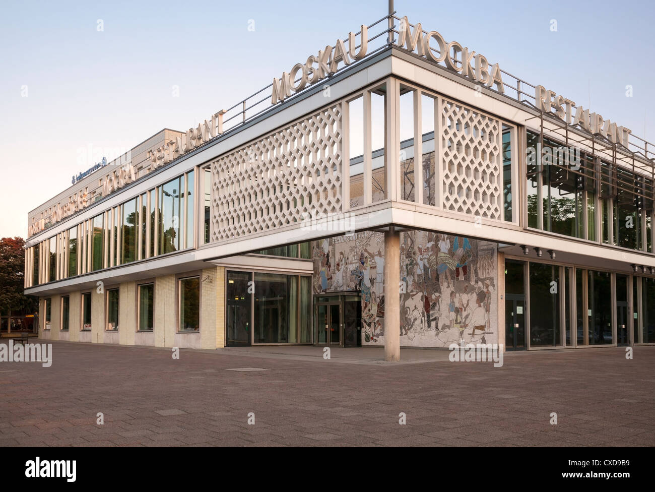 Cafe Moskau, Berlin, Germany Stock Photo