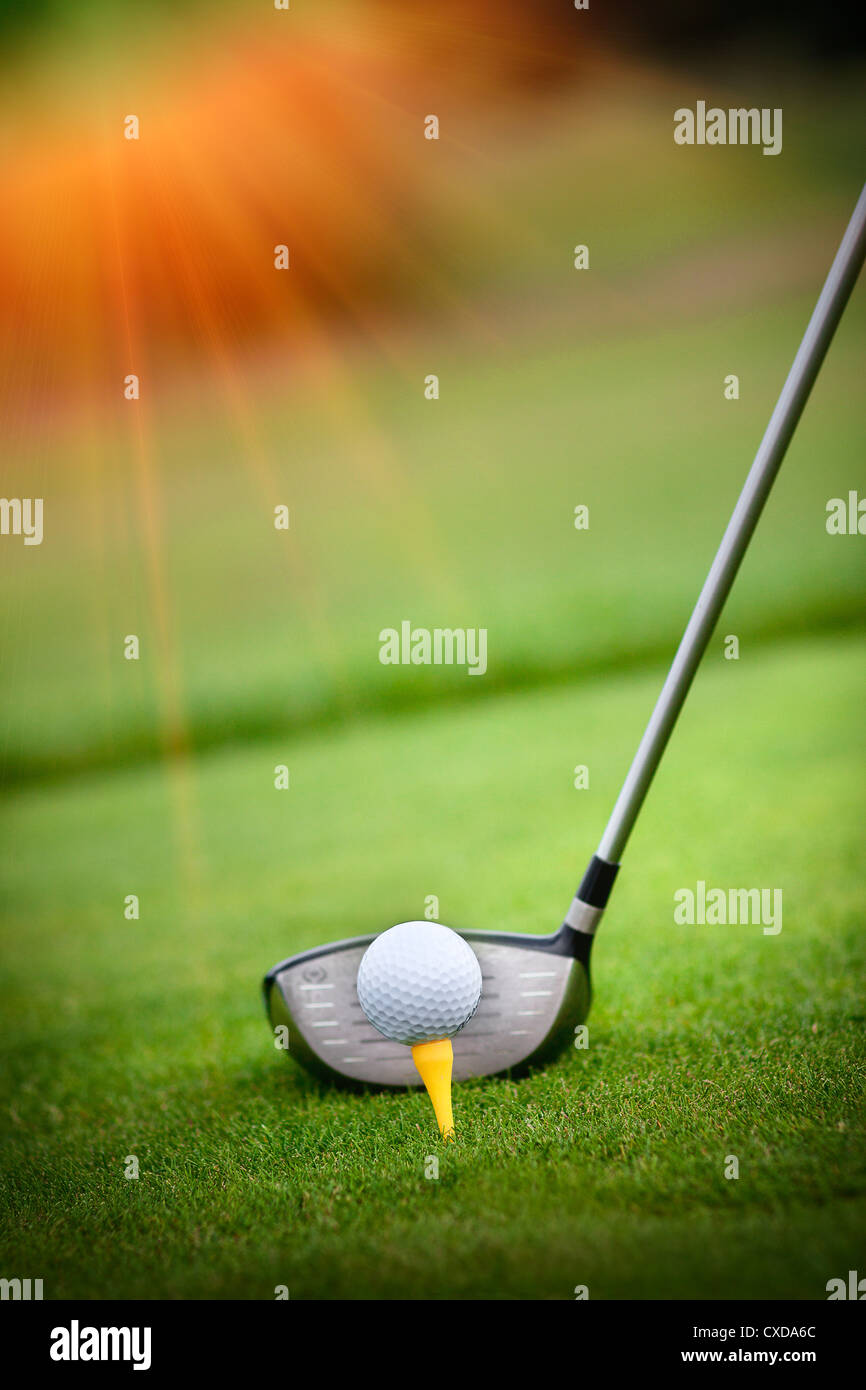 A golf club on a golf course Stock Photo - Alamy