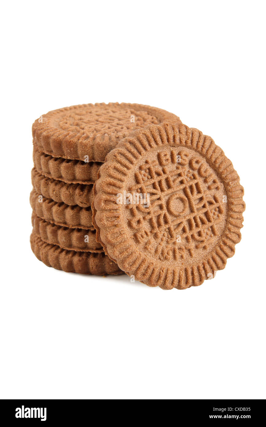brown  biscuit Stock Photo