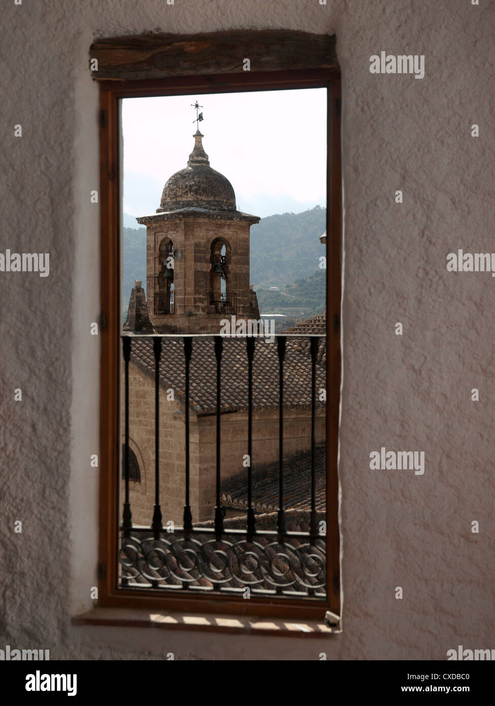 The traditional Spanish village of Velez de Benaudalla in the province of Granada. Stock Photo