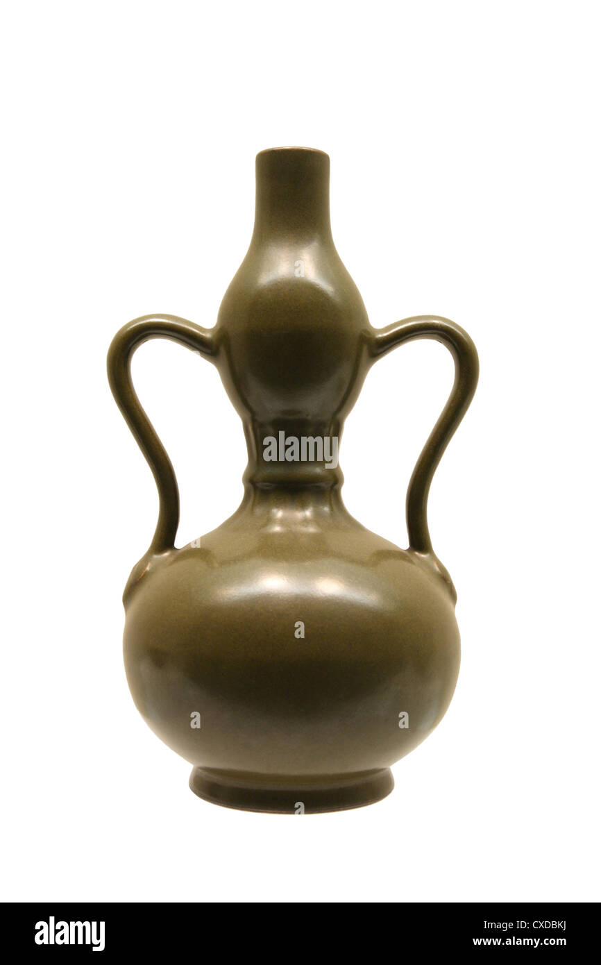 gourd shaped vase Stock Photo