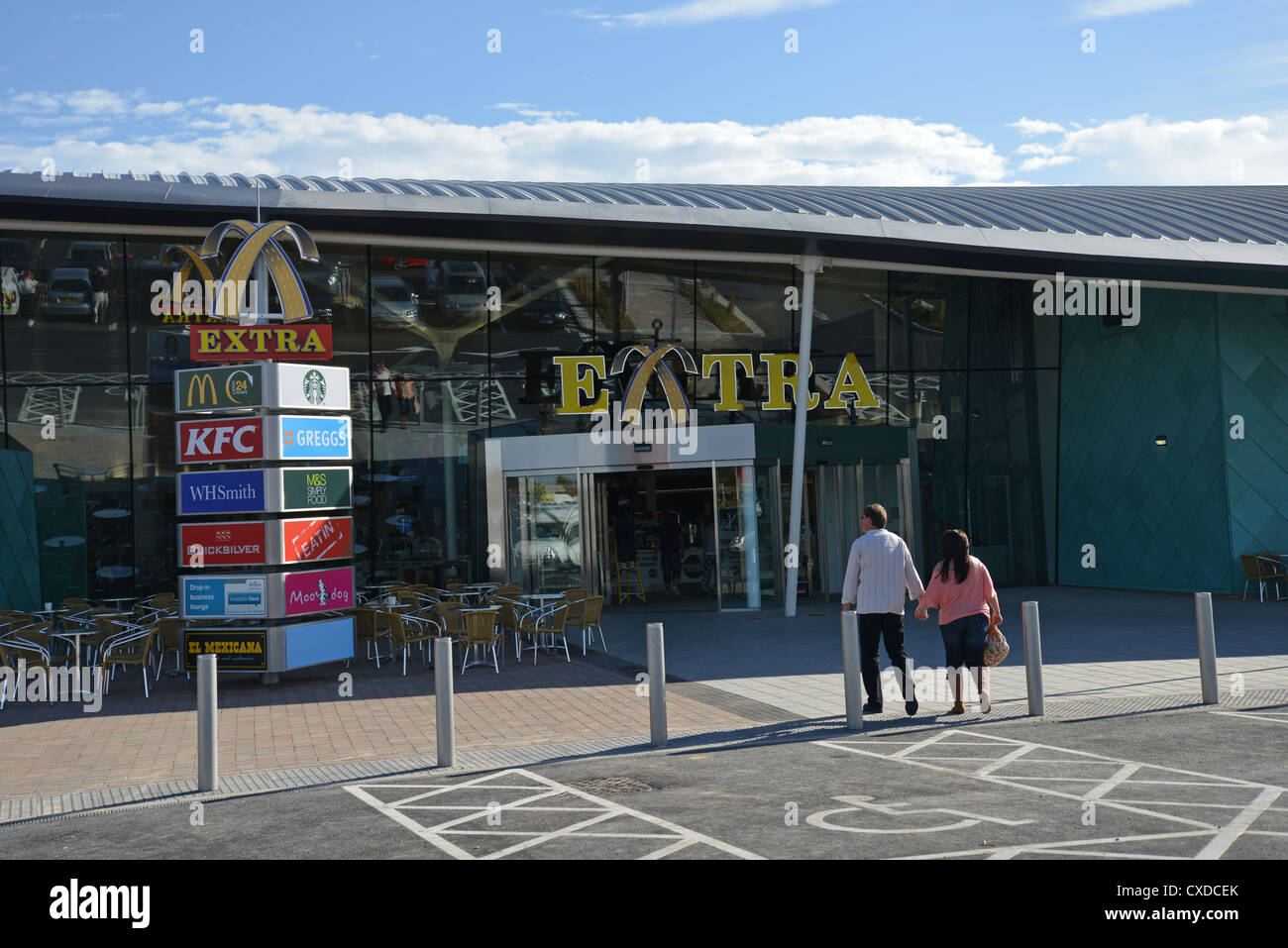 Cobham M25 Motorway Service Area, Cobham, Surrey, England, United