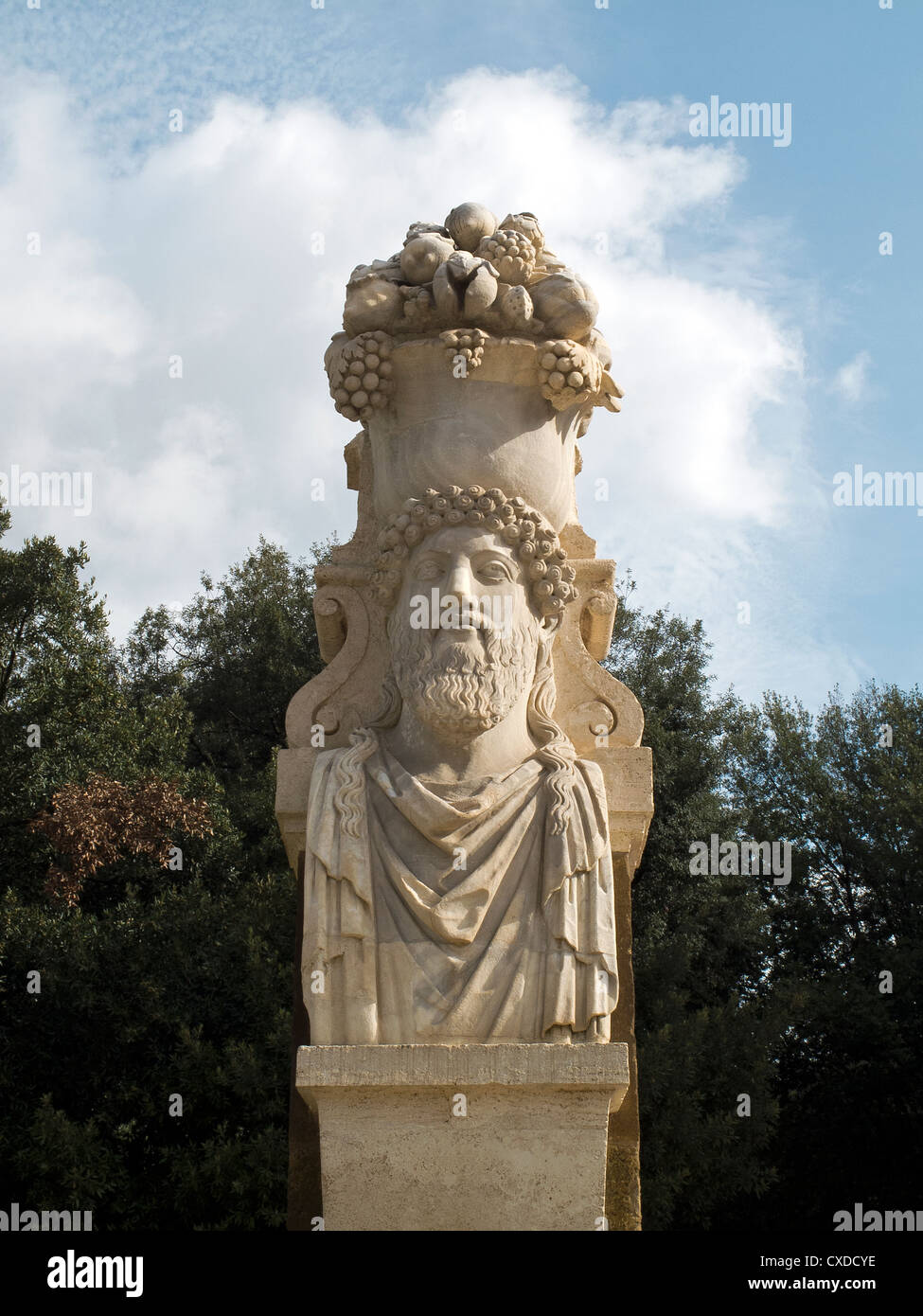 Villa Borghese Gardens. Rome, Italy, Europe Stock Photo