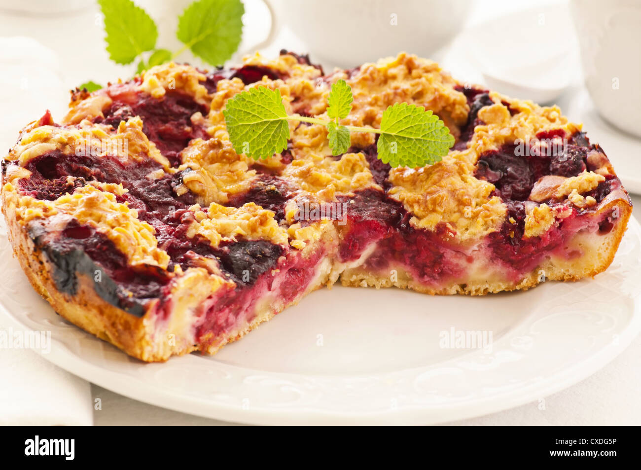 fruit pastry Stock Photo