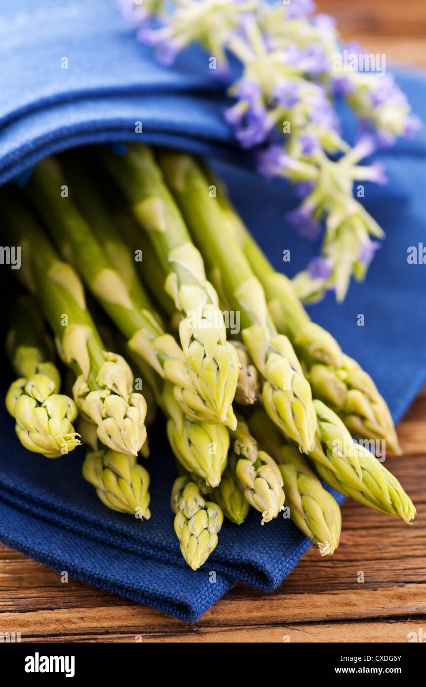 Green asparagus Stock Photo
