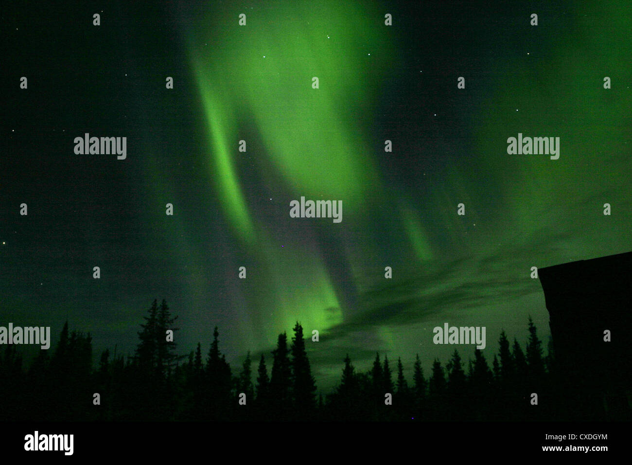 Northern Lights on Alaska's Kenai Peninsula Stock Photo Alamy