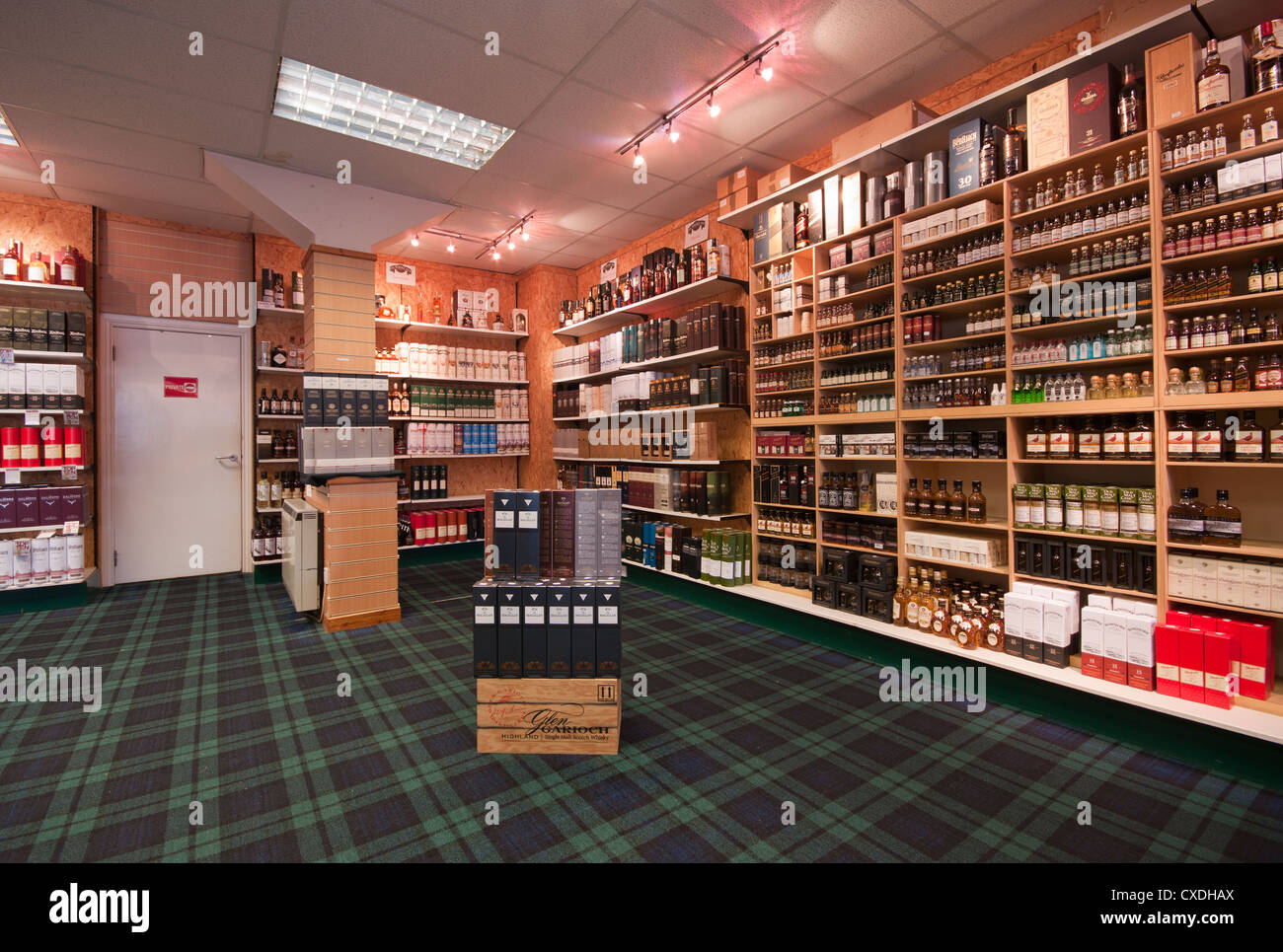Inside Of A Whisky Shop Whiskey Shops Scotland Stock Photo