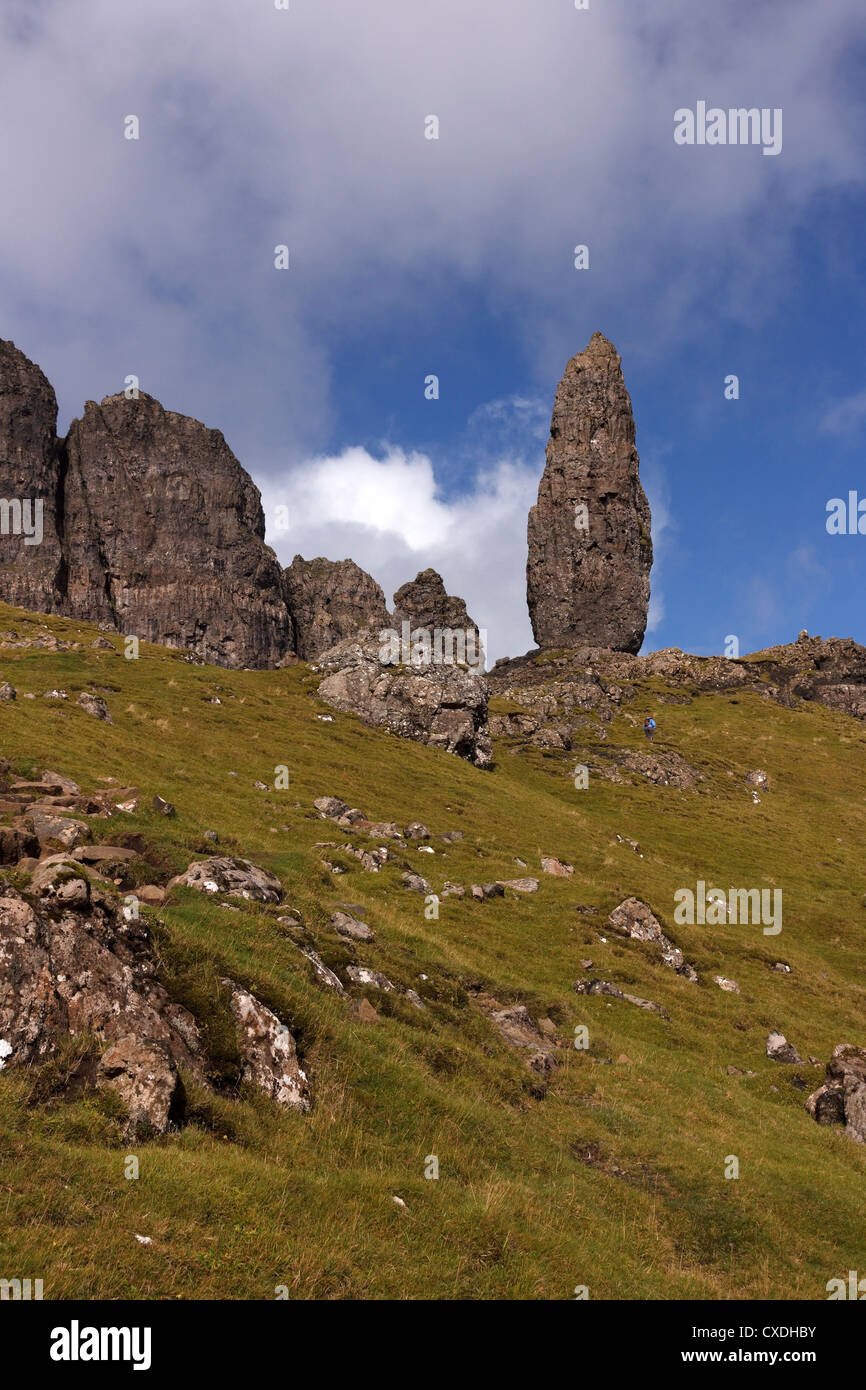 The Old Man of Storr, Trotternish, Isle of Skye, Scotland, UK Stock Photo