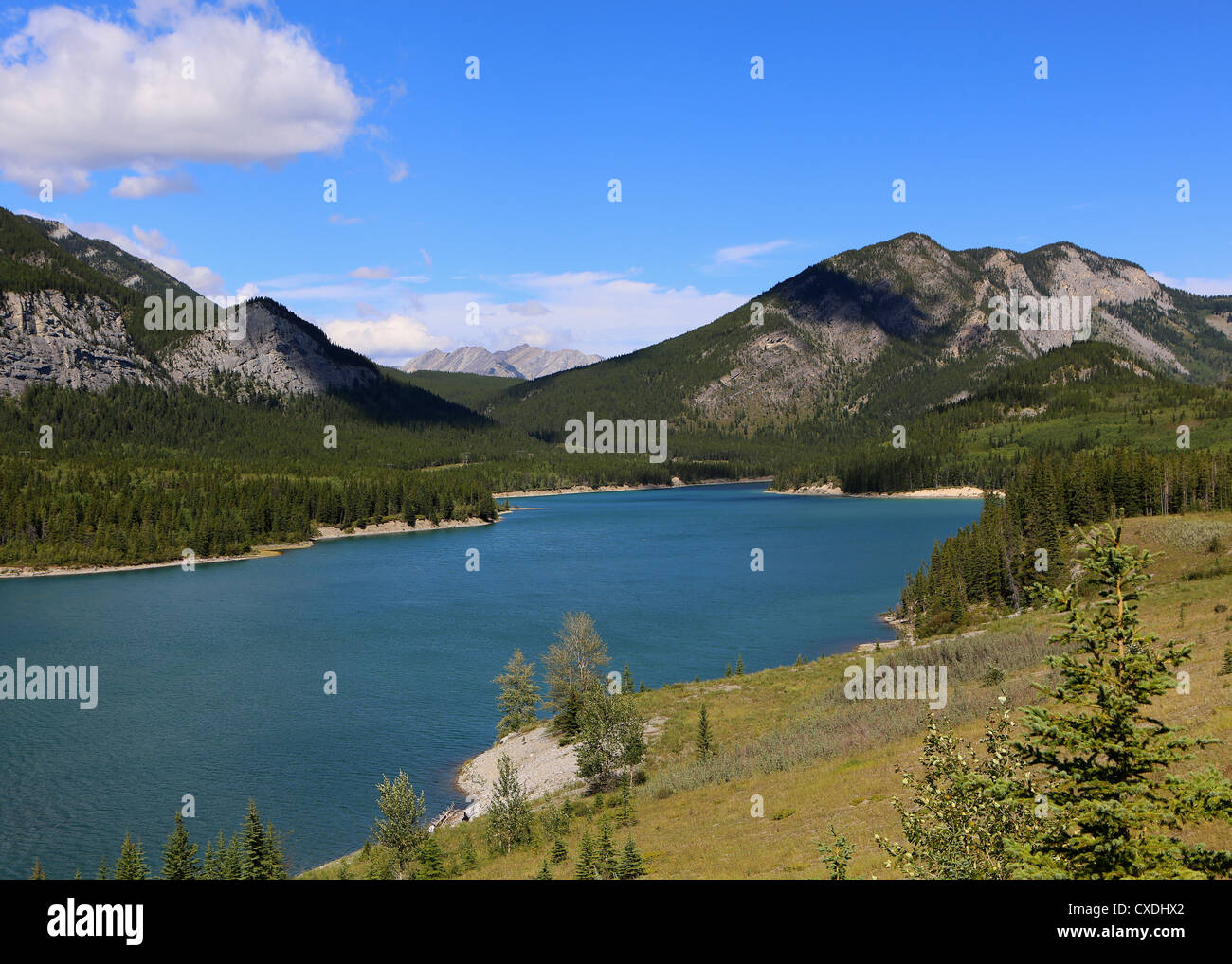 Barrier Lake Kananaskis Alberta Canada Stock Photo Alamy