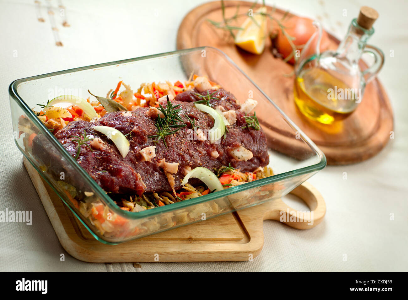 Deer meat for dinner hires stock photography and images Alamy