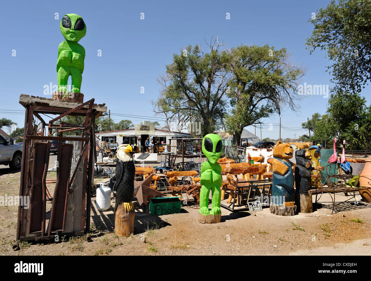 Dima's Trading Post, Vega, Texas Stock Photo Alamy