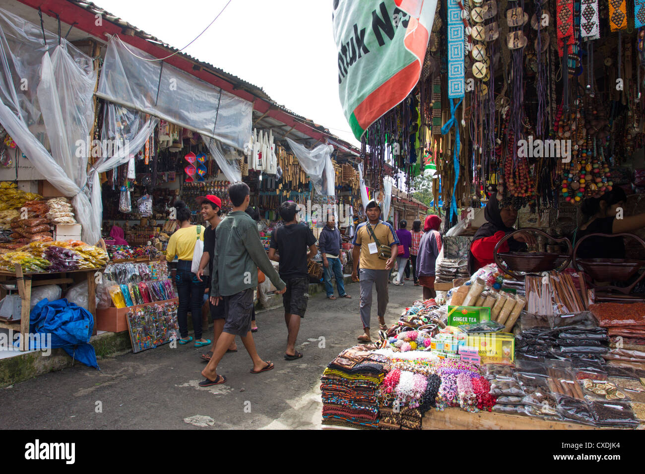 Local Market - Candi Kuning - Bali - Indonesia Stock Photo