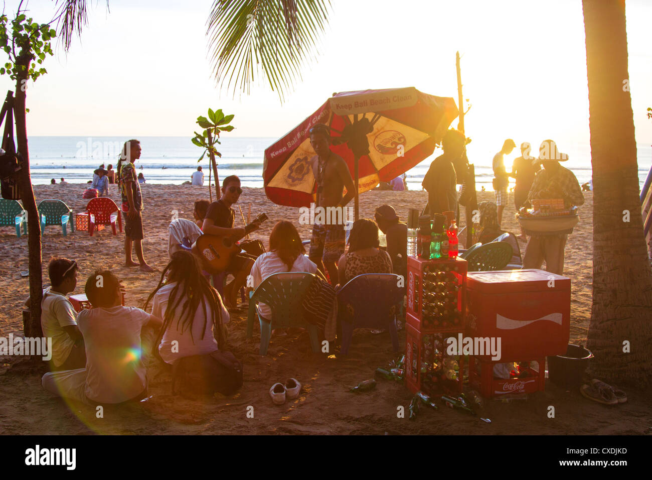 Kuta Beach - Bali - Indonesia Stock Photo