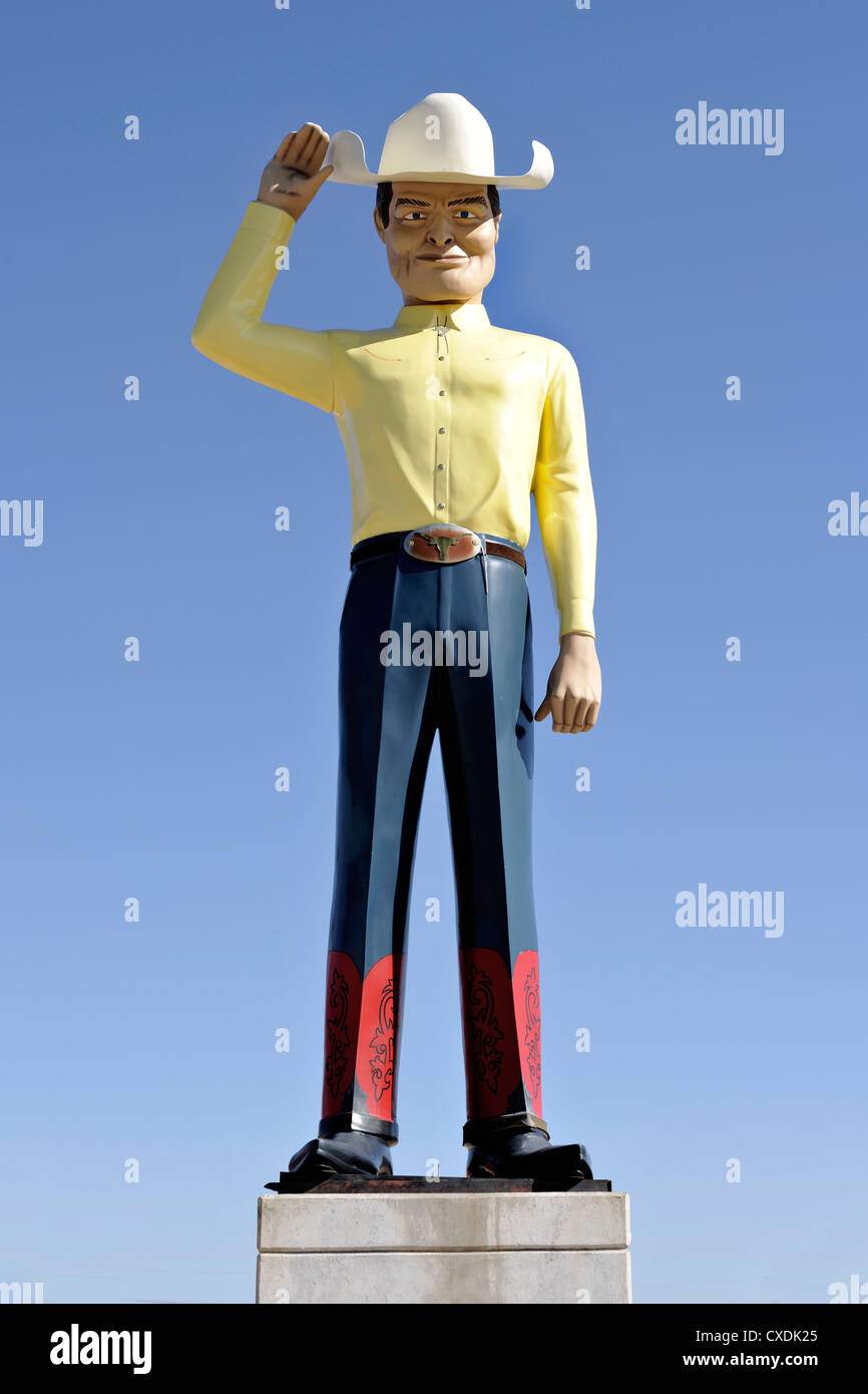 Muffler Man Cowboy, Route 66, Amarillo, Texas Stock Photo Alamy