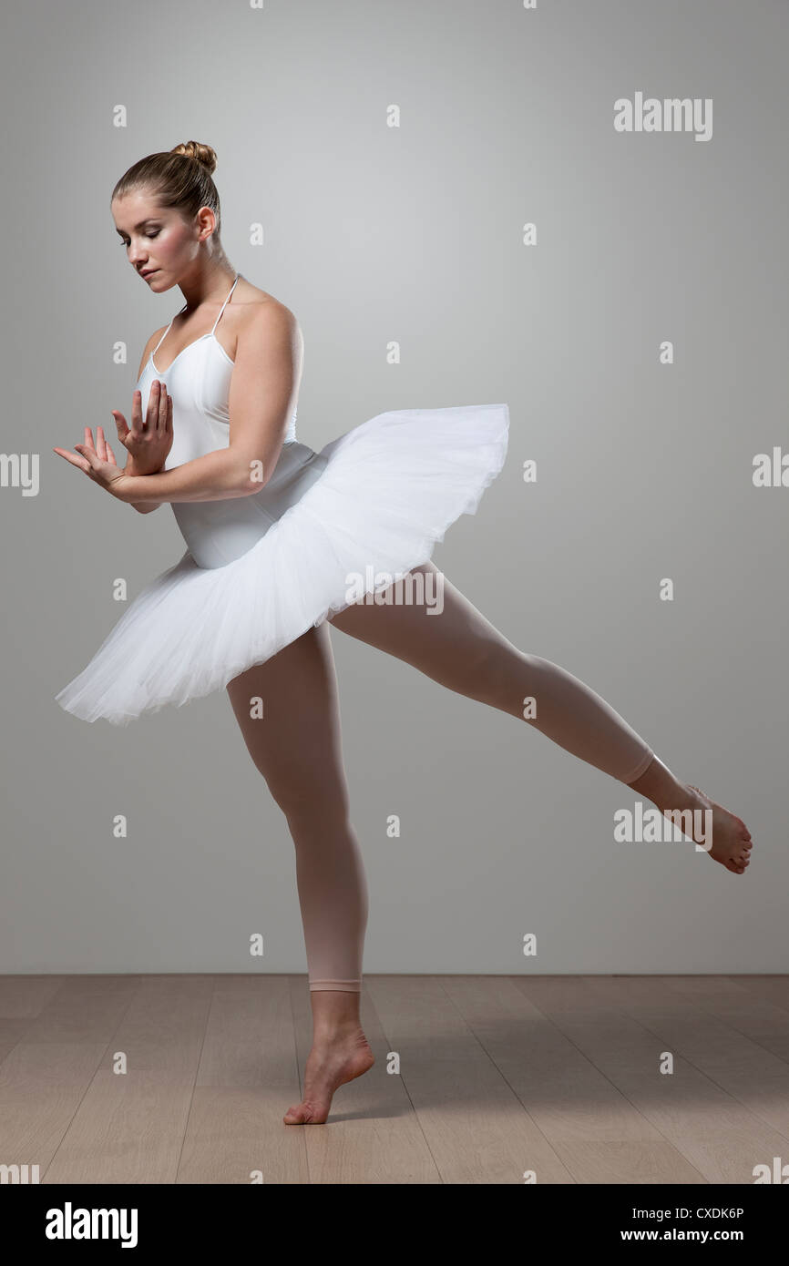 Graceful ballet dancer in tutu Stock Photo