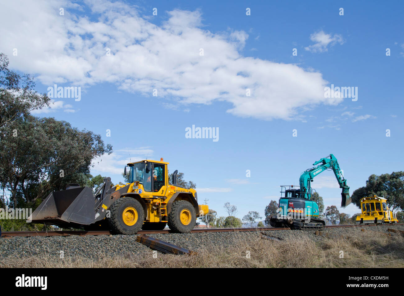 Railroad track maintenance hires stock photography and images Alamy