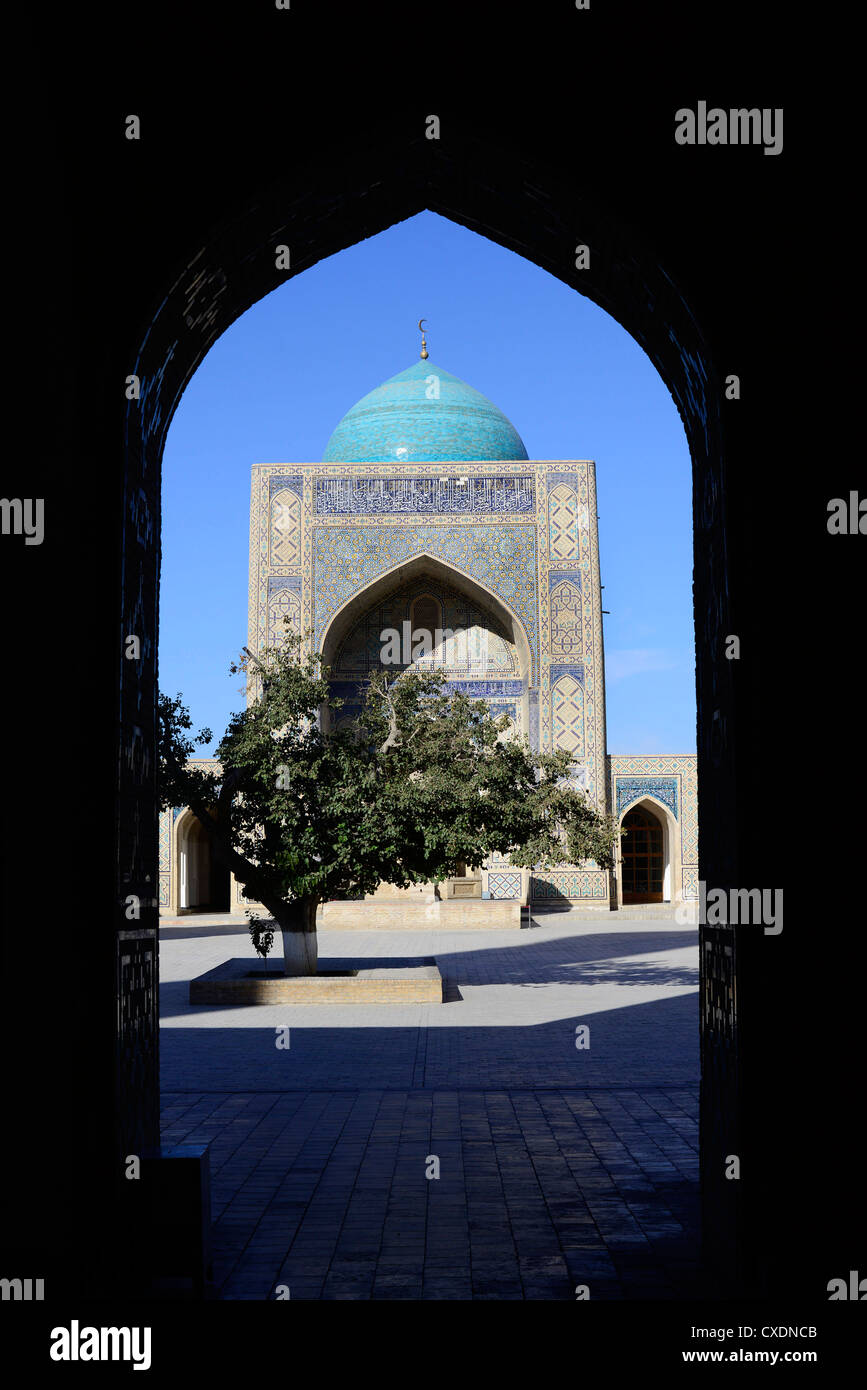 A beautiful madrassah in the Khazrati Imam Architectural Complex in Tashkent. Stock Photo