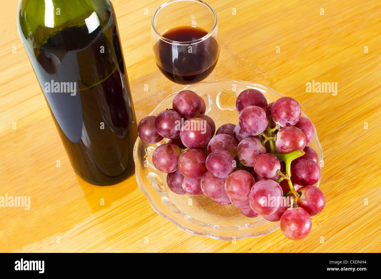 The purple grape and wine background pictures Stock Photo
