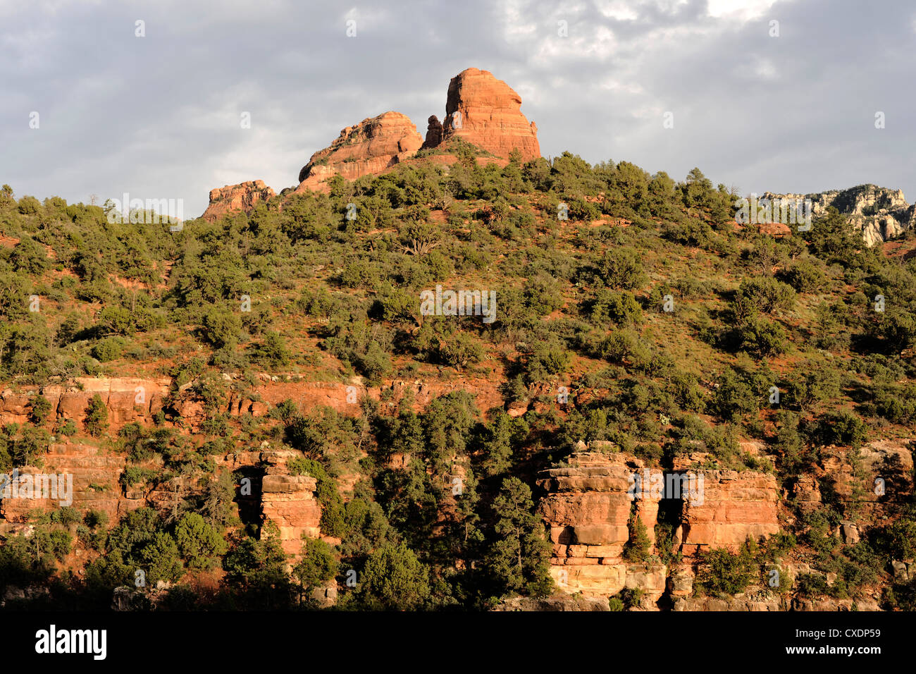 Red rock formations of Sedona, Arizona Stock Photo
