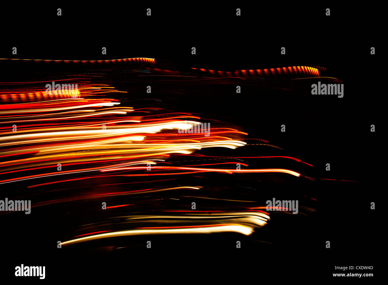 Abstract dark red light trails hi-res stock photography and images - Alamy