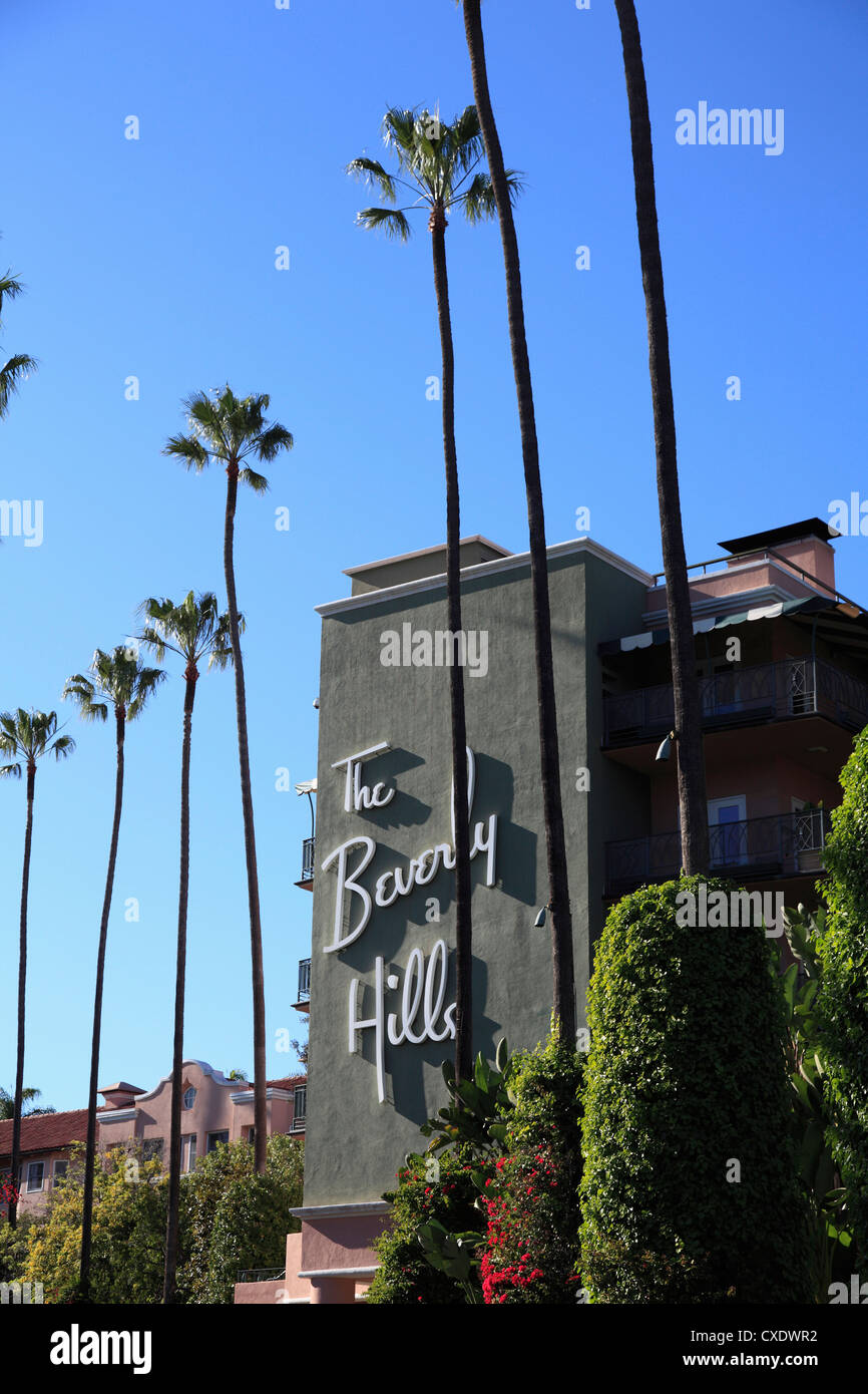 Beverly Hills Hotel, Beverly Hills, Los Angeles, California, USA Stock Photo