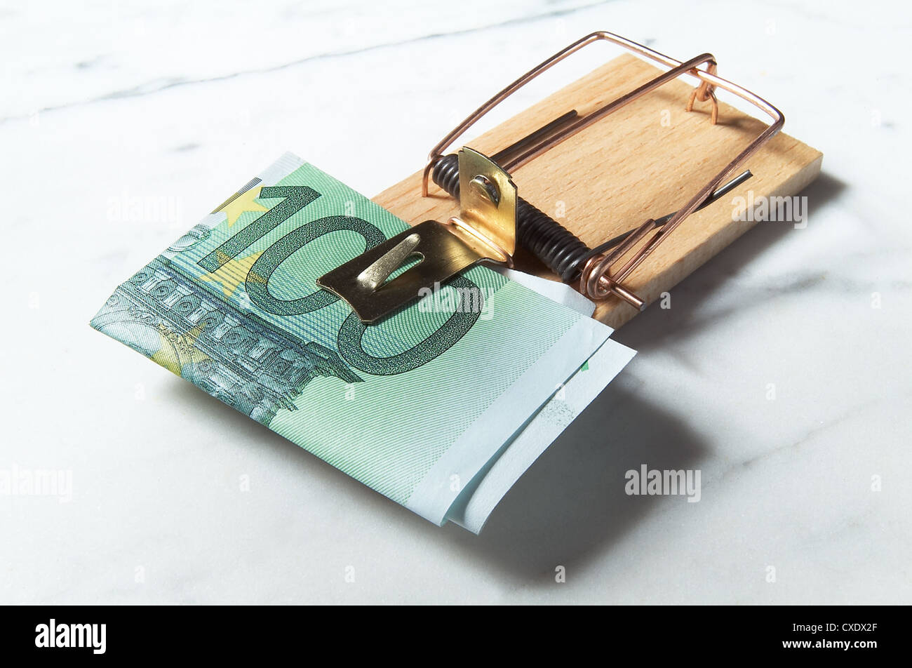 Hamburg, Symbolic Cost trap Stock Photo
