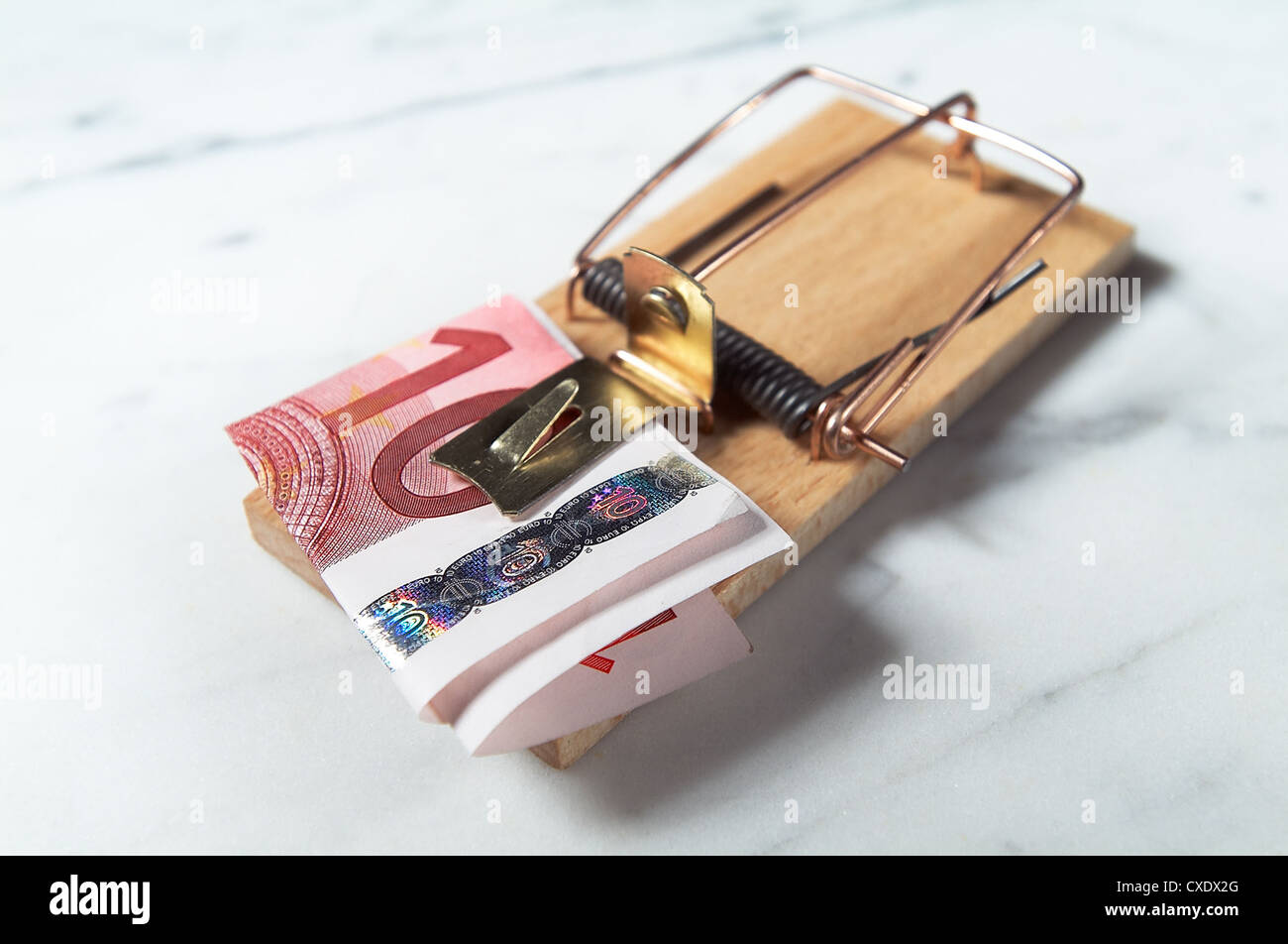 Hamburg, Symbolic Cost trap Stock Photo