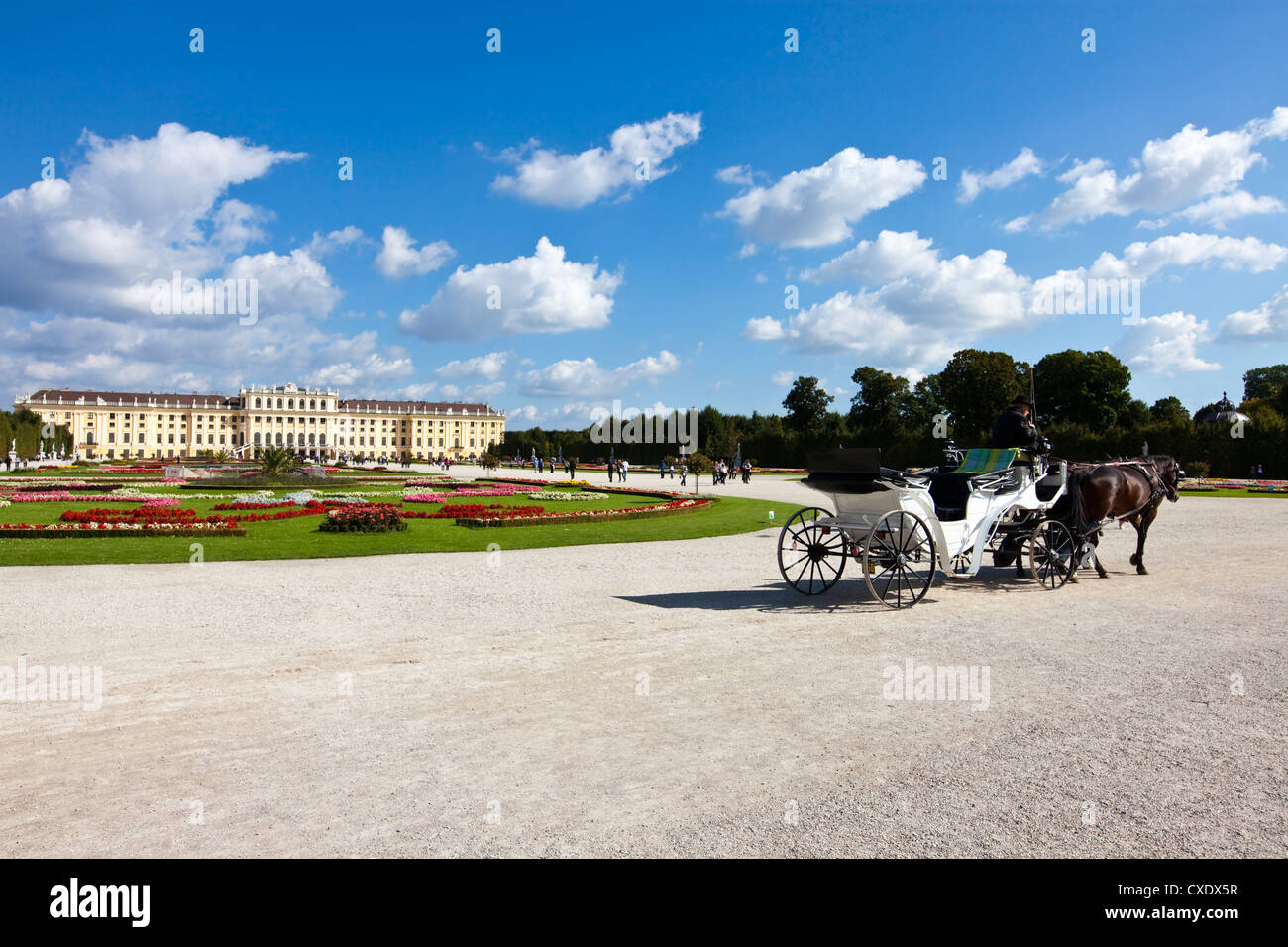 Schönbrunn Palace Vienna Stock Photo