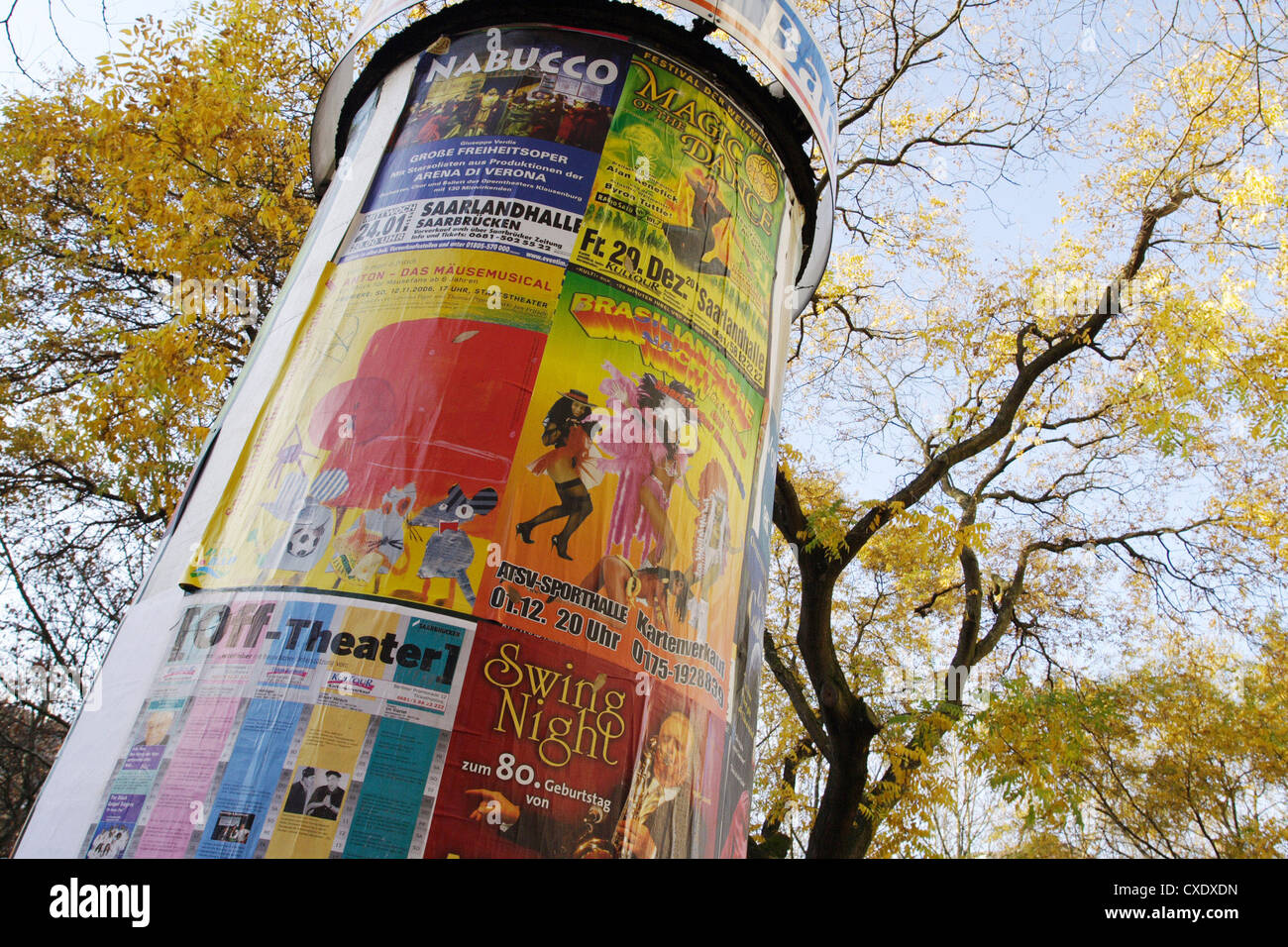 Advertising Column Stock Photos & Advertising Column Stock Images - Alamy