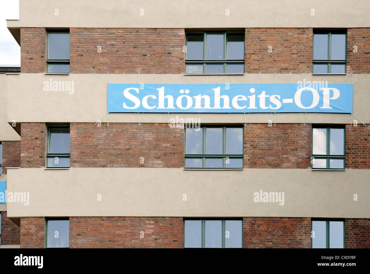 Berlin, advertising message HOWOGE Stock Photo