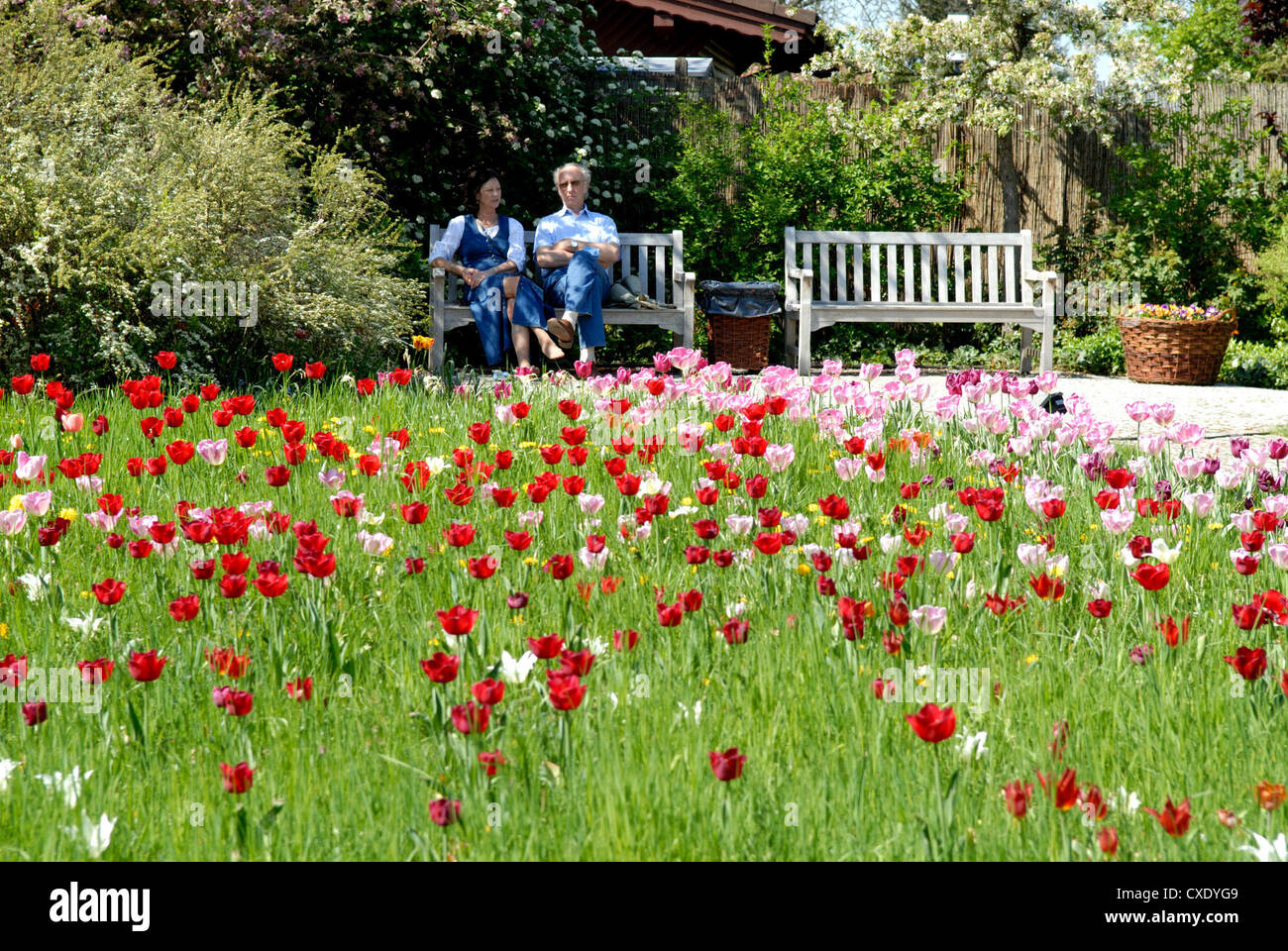Berlin, the Britz Garden Stock Photo Alamy
