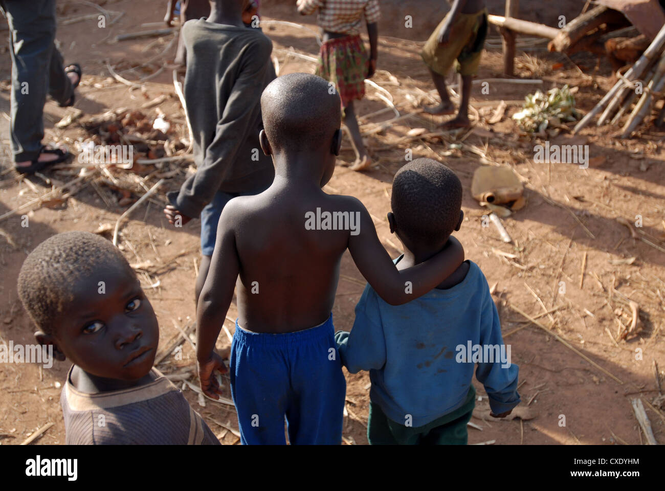 Uganda, refugee camp Amida Stock Photo