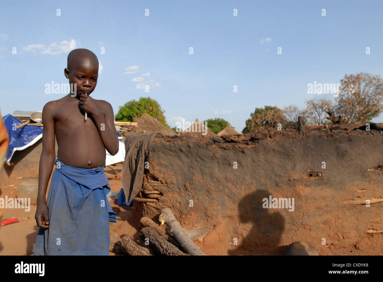 Uganda, refugee camp Amida Stock Photo