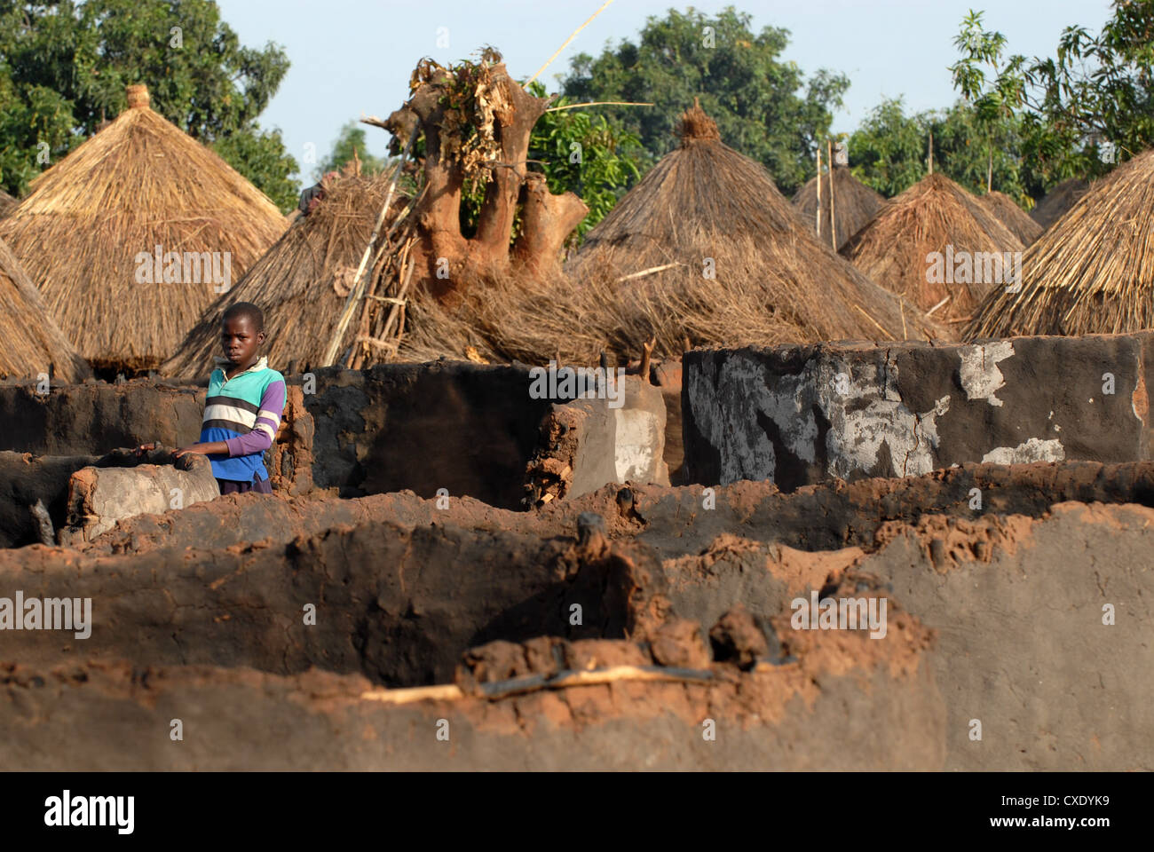 Uganda, refugee camp Amida Stock Photo