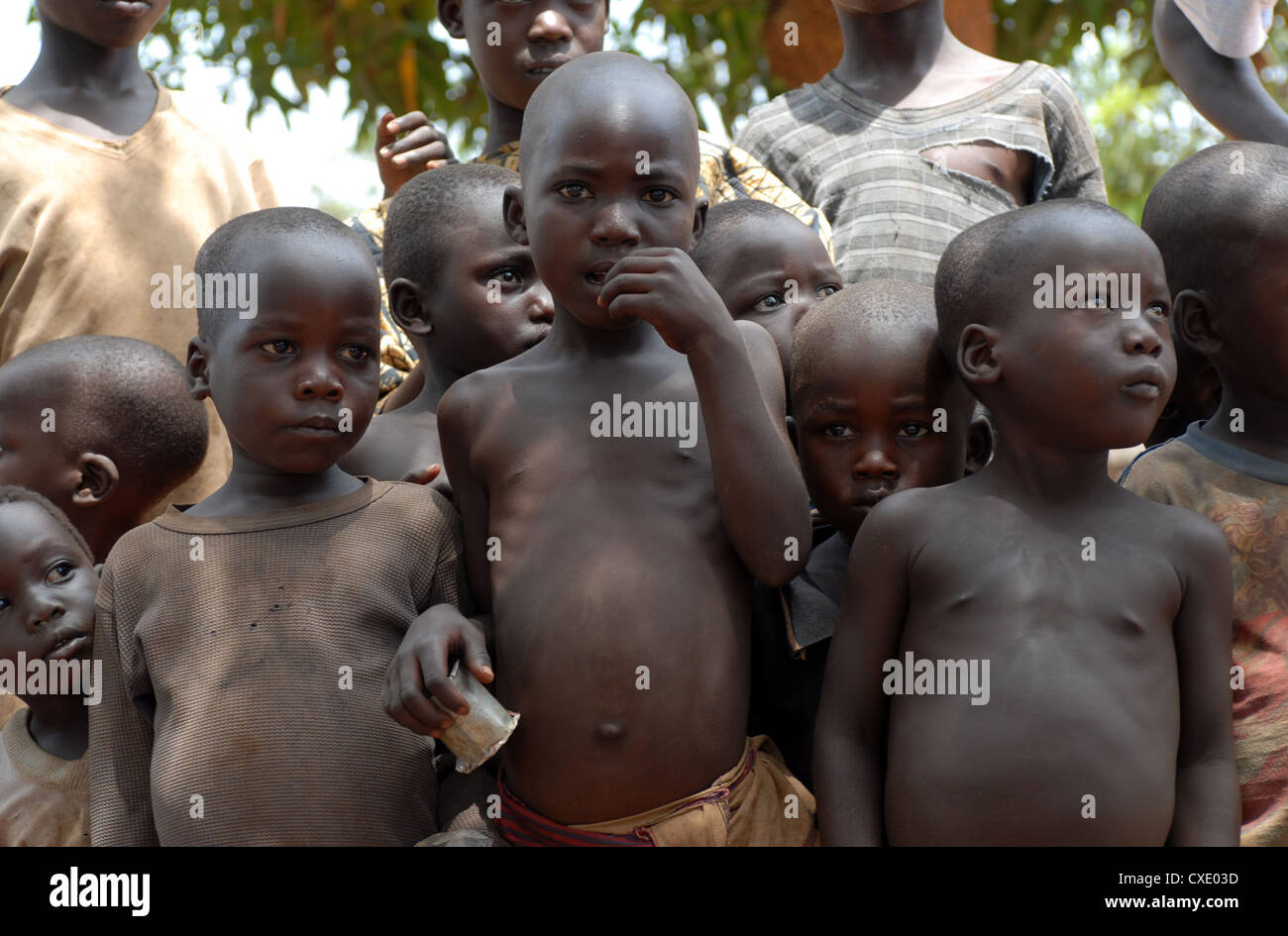 Uganda, refugee camp Amida Stock Photo