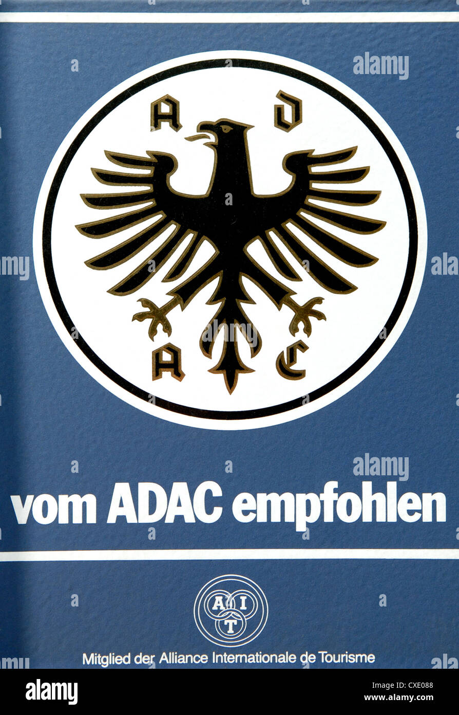 Brunswick, the ADAC logo with eagle Stock Photo