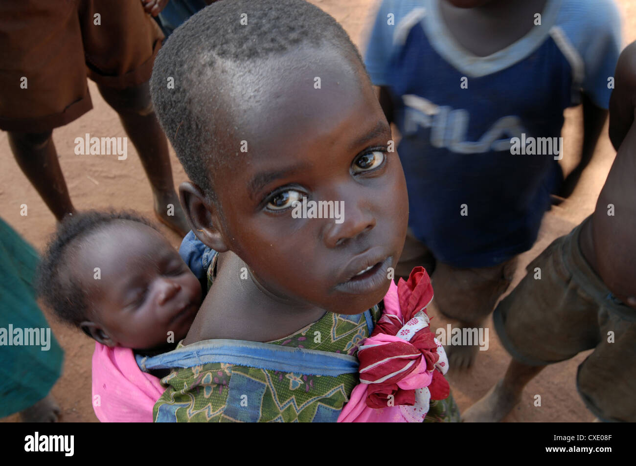 Uganda, refugee camp Amida Stock Photo