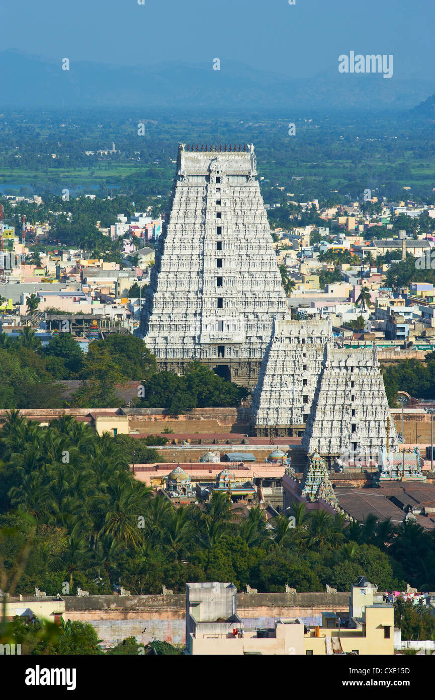 Arunachaleswar temple, Tiruvannamalai, Tamil Nadu, India, Asia Stock Photo  - Alamy