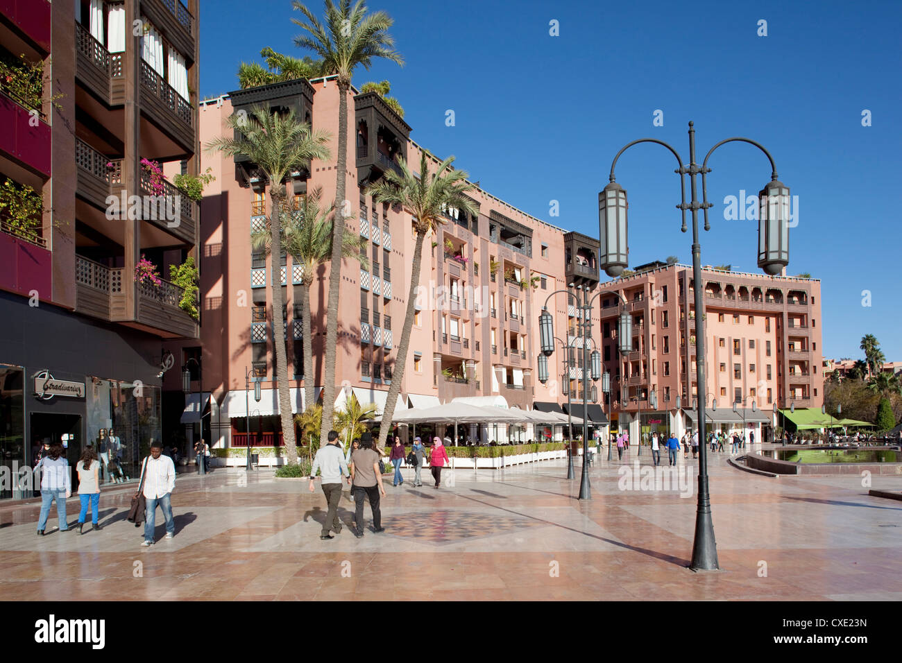 Place du 16 Novembre, Marrakesh, Morocco, North Africa, Africa Stock Photo