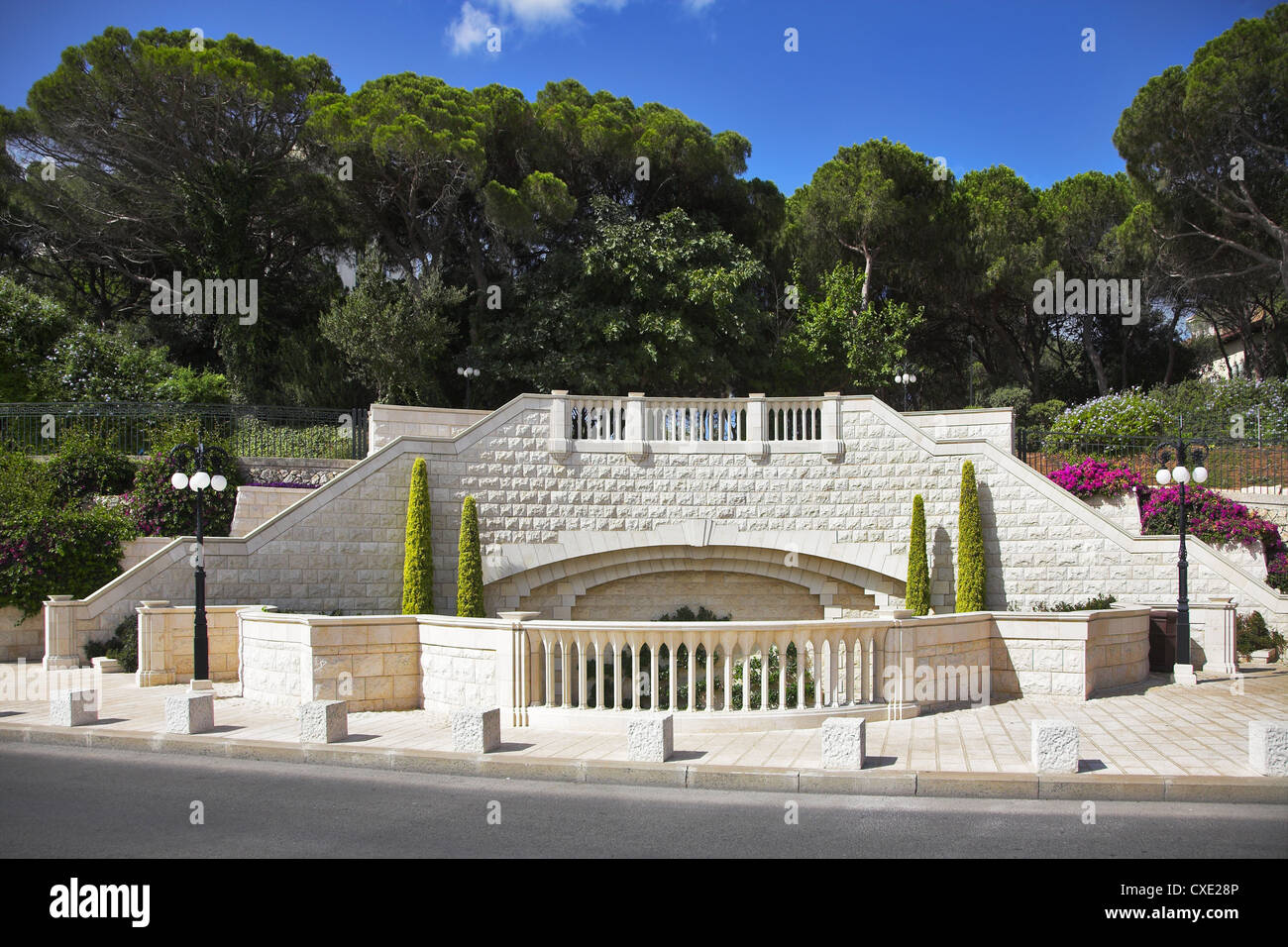 Bahay sacred places in Haifa Stock Photo