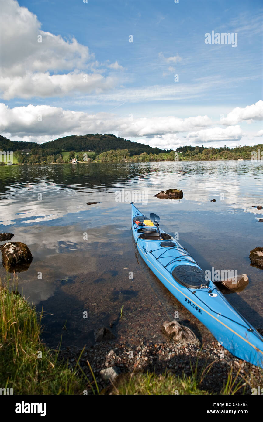 Kayak in water Stock Photo Alamy