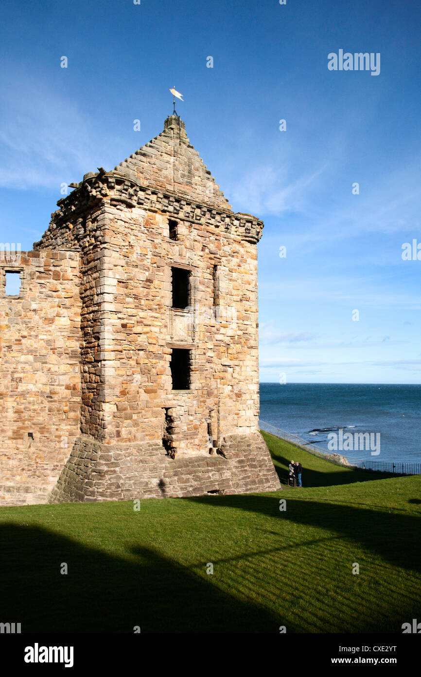 St Andrews Castle, St Andrews, Fife, Scotland Stock Photo Alamy