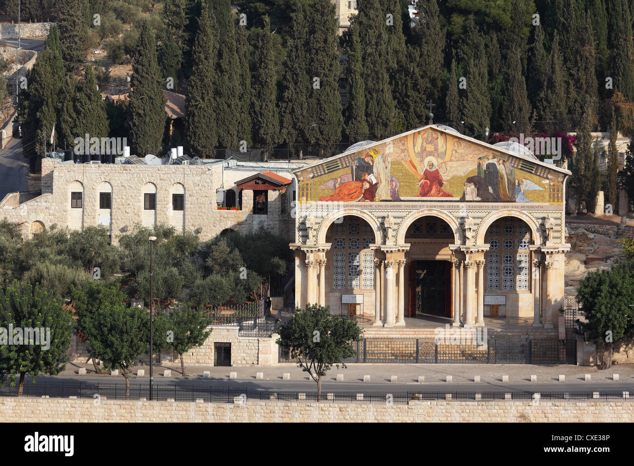 The Church on the Mount of Olives Stock Photo Alamy