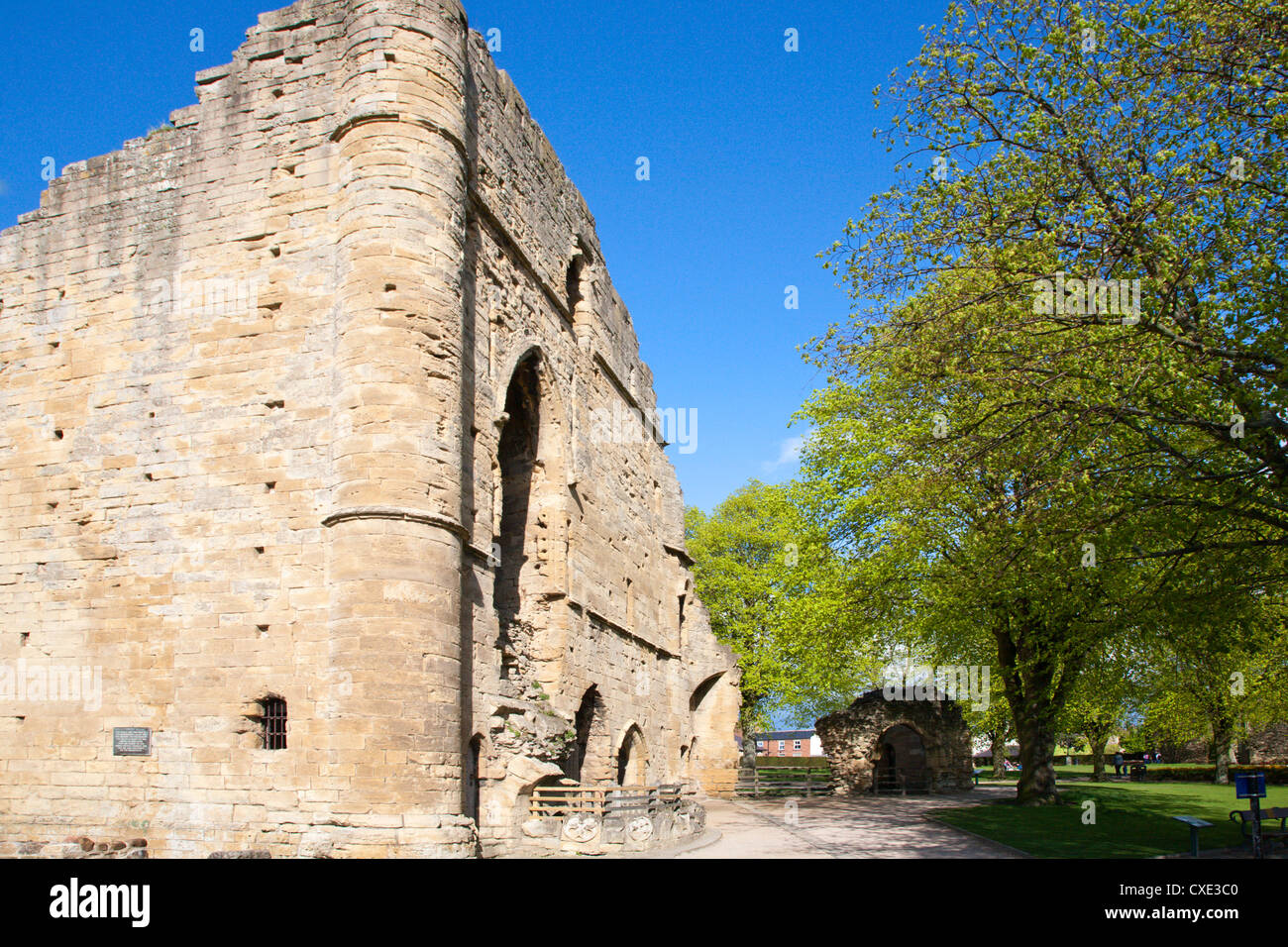 The Kings Tower, Knaresborough Castle, Knaresborough, North Yorkshire, England Stock Photo